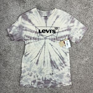 Levi's Tie Dye T Shirt Womens Medium Neutral Beige Western Cowgirl Indie Hippie